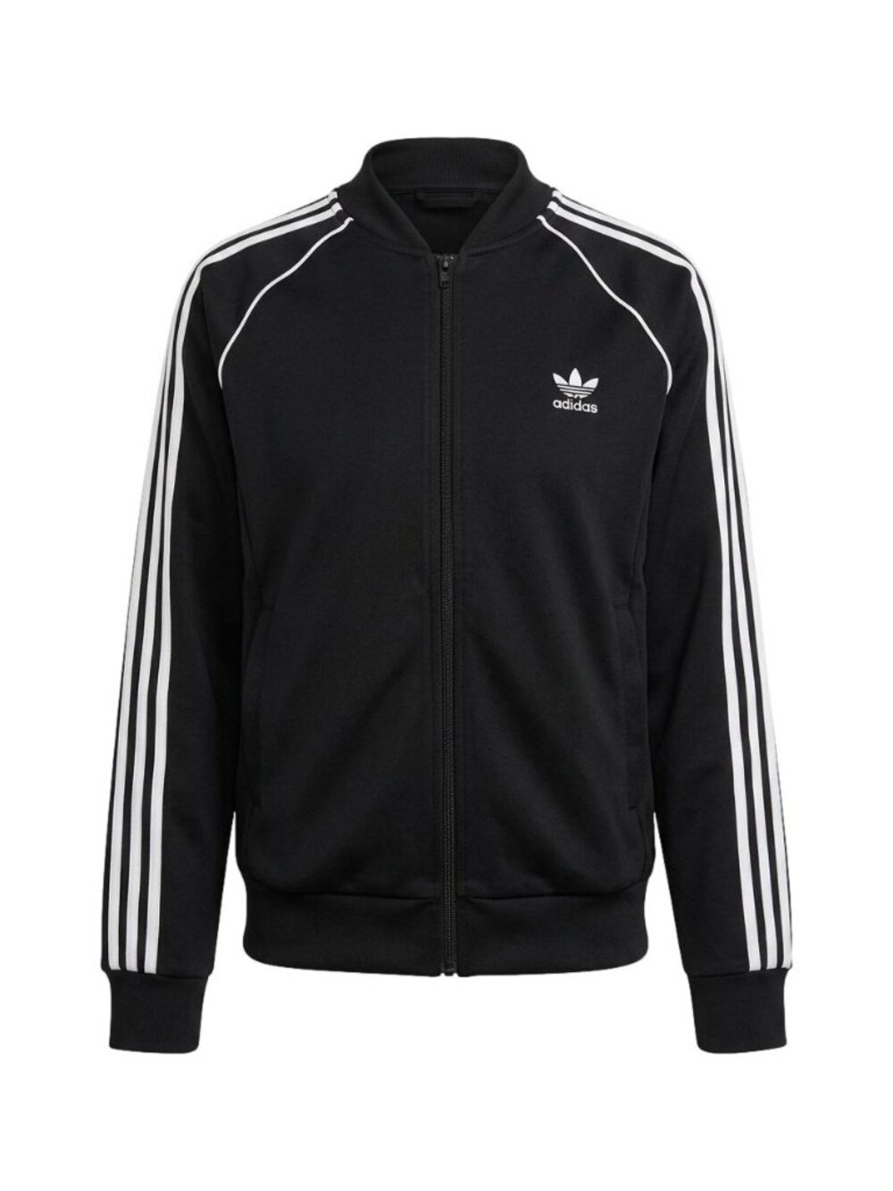 Vintage Tenniscore Adidas Originals Primeblue SST Track Jacket Black White XL